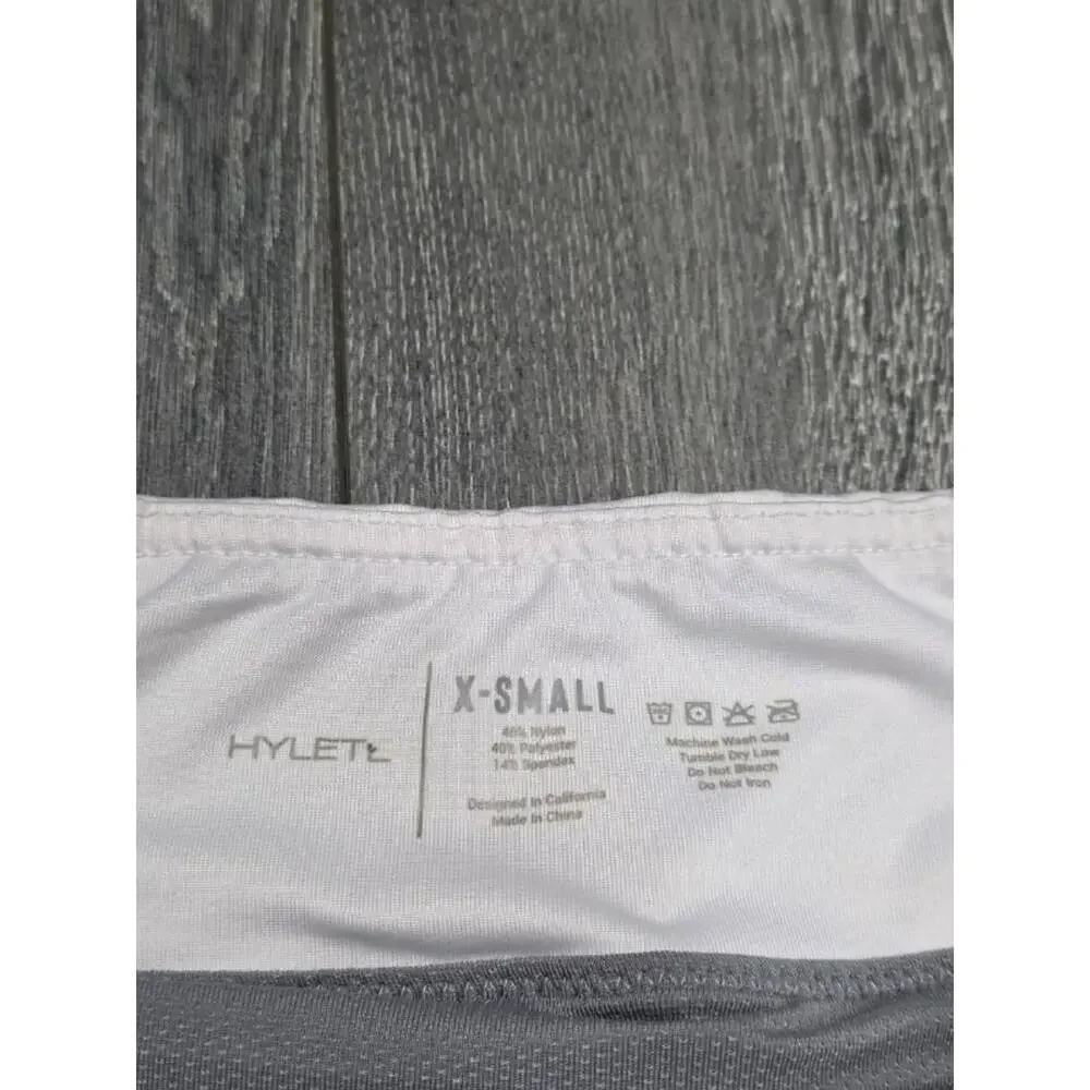 Hylete Iris Lined Shorts girl preppy Gray X-Small A005146